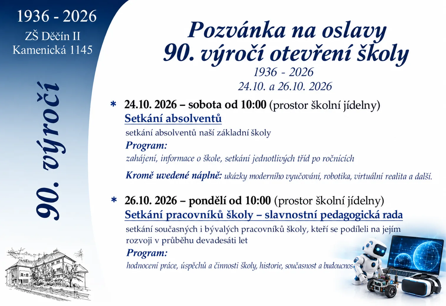 Oslavy 90. výročí školy